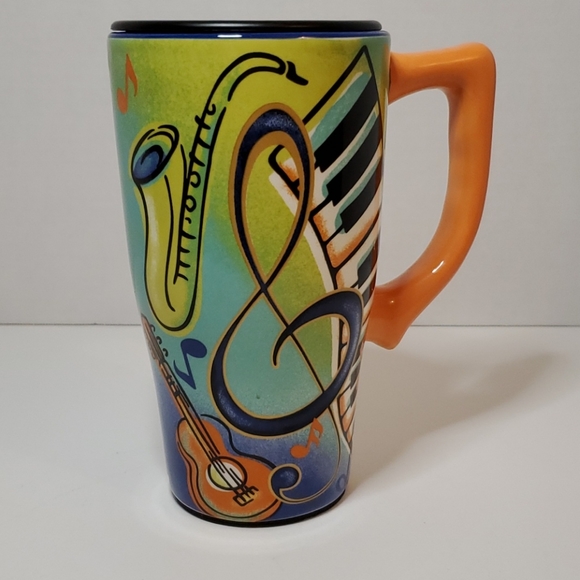 Multicolored Musical Glass Coffee Cups - Picture 1 of 4